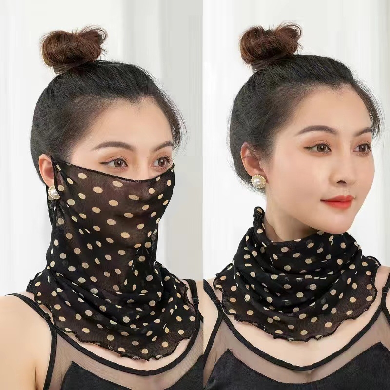 Hálózatos UV-védő maszk - Multifunkcionális vékony nyakkendő/ sál nyárra nőknek; Anyag: háló; Fő anyag: poliészter; Poliészter tartalom 51–60%; Másodlagos anyag tartalom: 51–60%; Szezon: 2024 nyár