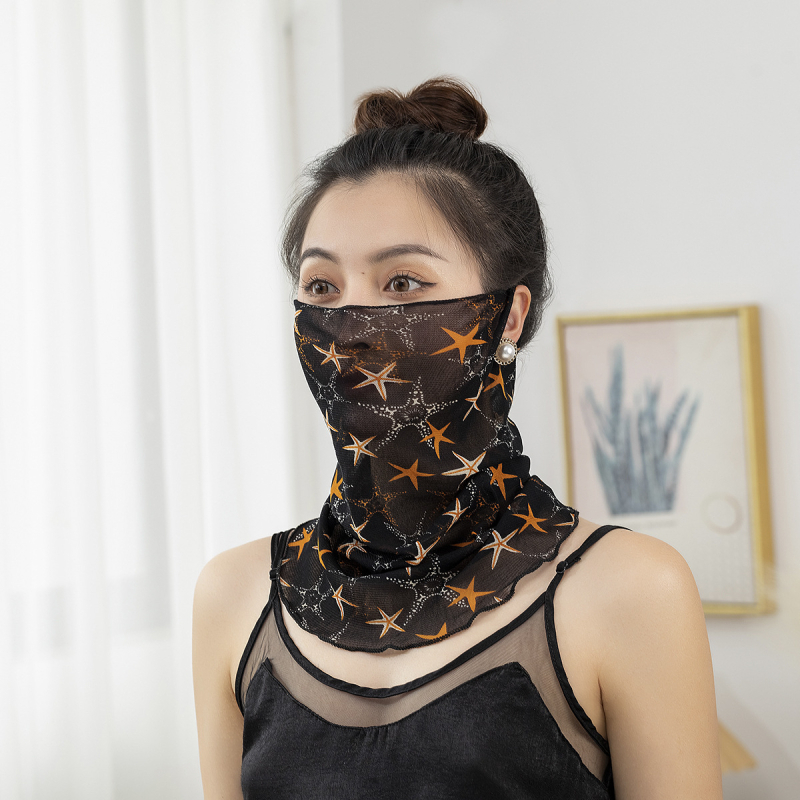 Hálózatos UV-védő maszk - Multifunkcionális vékony nyakkendő/ sál nyárra nőknek; Anyag: háló; Fő anyag: poliészter; Poliészter tartalom 51–60%; Másodlagos anyag tartalom: 51–60%; Szezon: 2024 nyár