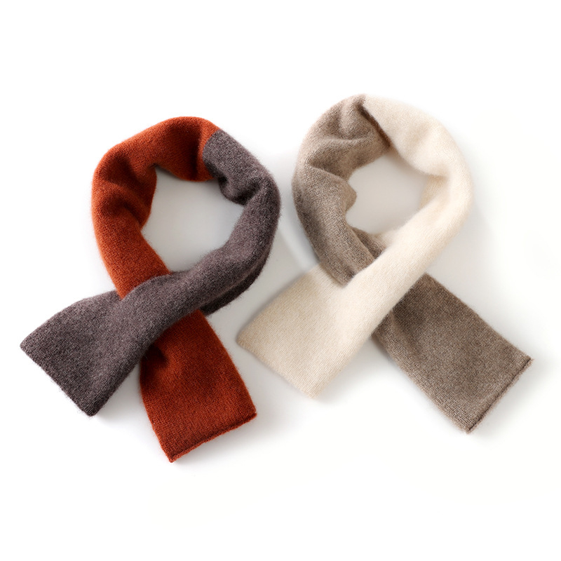 Φουλάρι από κασμίρι με διάτρητο πλεκτό σχέδιο, απλό ύφανση, διατηρεί τη ζεστασιά, για τον χειμώνα