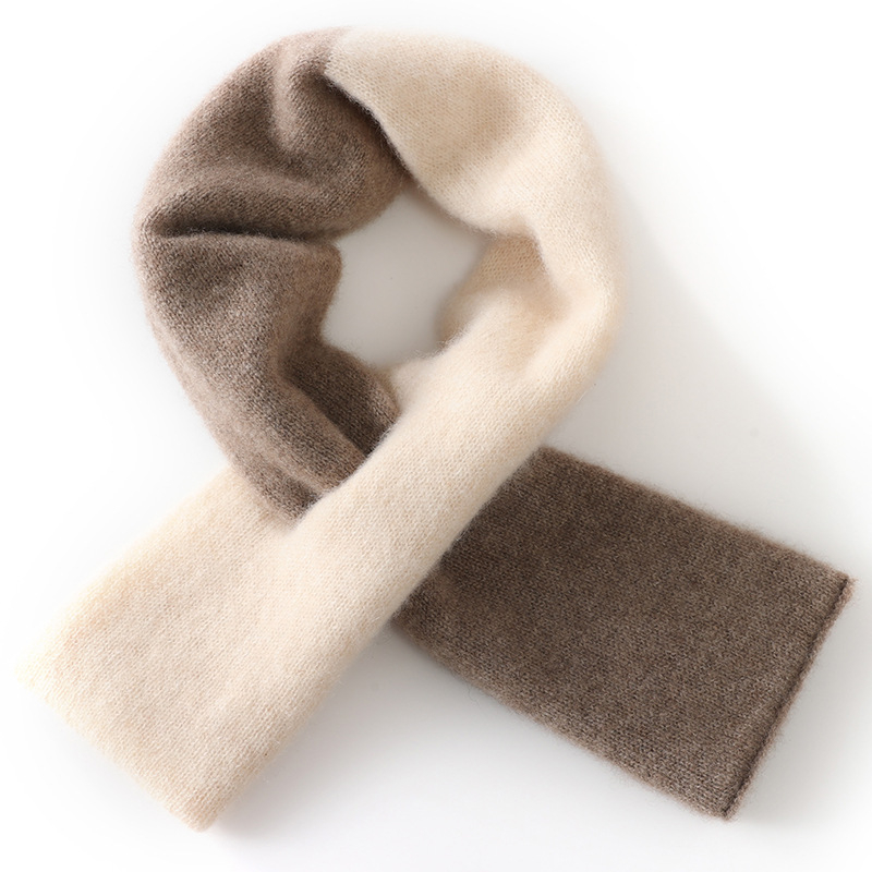 Φουλάρι από κασμίρι με διάτρητο πλεκτό σχέδιο, απλό ύφανση, διατηρεί τη ζεστασιά, για τον χειμώνα