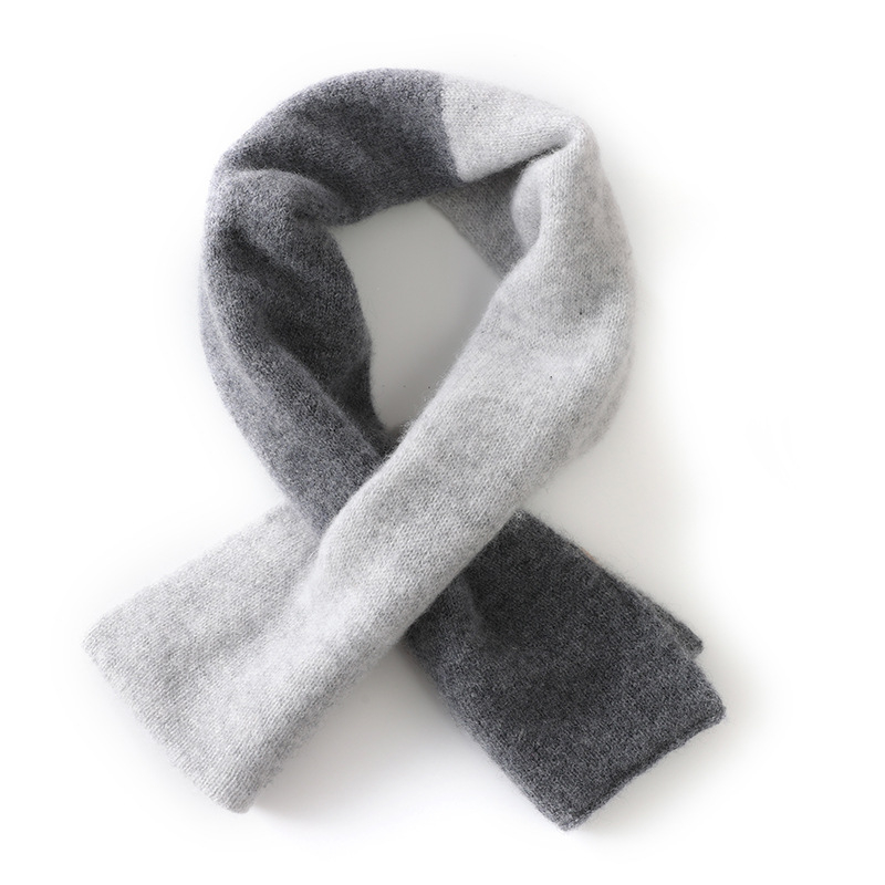 Φουλάρι από κασμίρι με διάτρητο πλεκτό σχέδιο, απλό ύφανση, διατηρεί τη ζεστασιά, για τον χειμώνα