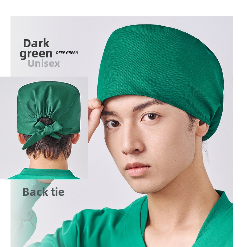 Χειρουργική κάπα από βαμβάκι, unisex, επίπεδη κορυφή, διαπνέουσα και απορροφά τον ιδρώτα