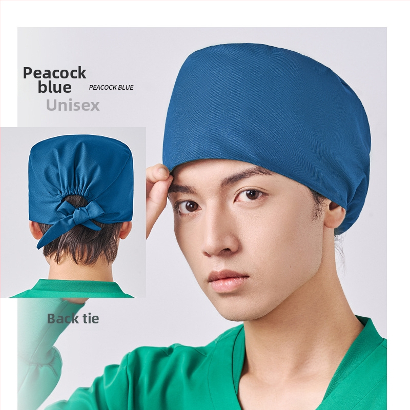 Χειρουργική κάπα από βαμβάκι, unisex, επίπεδη κορυφή, διαπνέουσα και απορροφά τον ιδρώτα