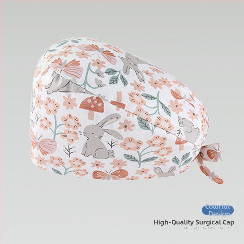 Χειρουργική κάπα από βαμβάκι, unisex, επίπεδη κορυφή, διαπνέουσα και απορροφά τον ιδρώτα