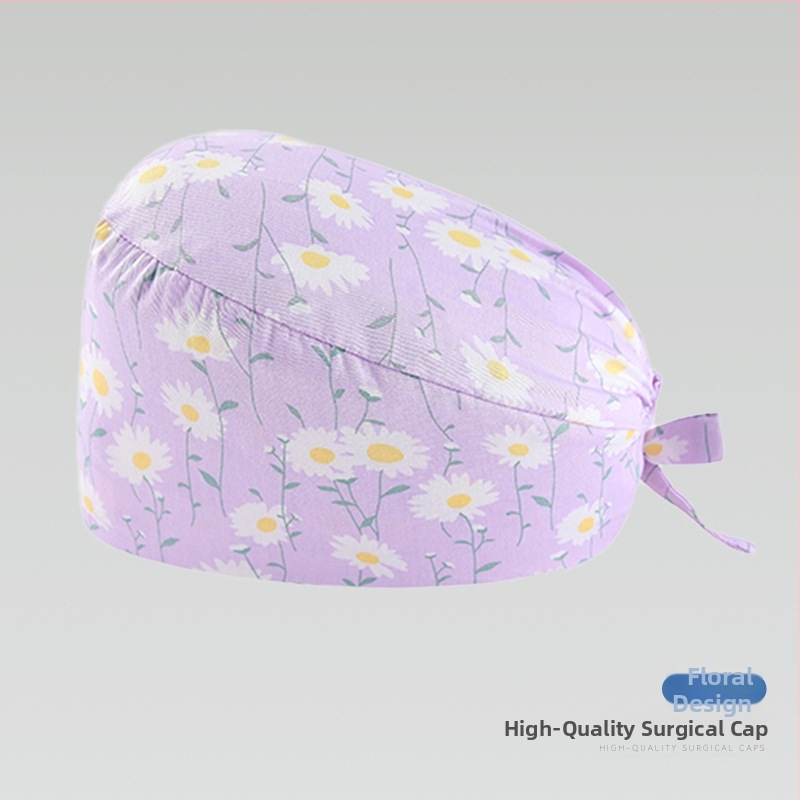 Χειρουργική κάπα από βαμβάκι, unisex, επίπεδη κορυφή, διαπνέουσα και απορροφά τον ιδρώτα