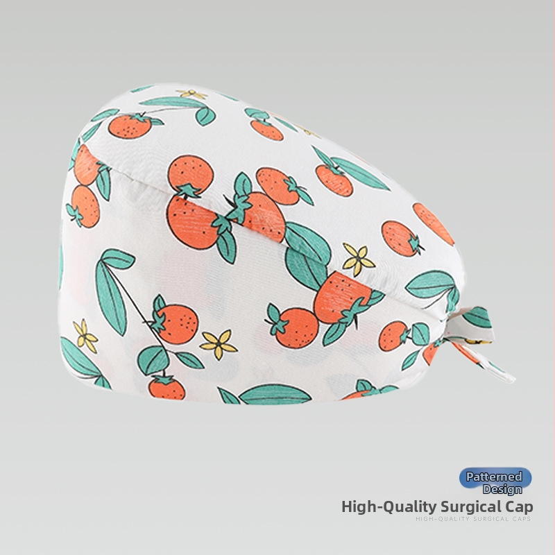 Χειρουργική κάπα από βαμβάκι, unisex, επίπεδη κορυφή, διαπνέουσα και απορροφά τον ιδρώτα