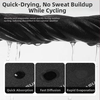 Dviračio kaukė, elastinio veliūro ir ice silk audinys, pilna veido apsauga nuo saulės, kvėpuojanti, unisex, prekinis ženklas Kuasuodt / Cross Speed Sports