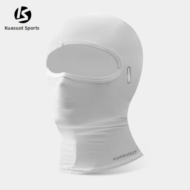Dviračio kaukė, elastinio veliūro ir ice silk audinys, pilna veido apsauga nuo saulės, kvėpuojanti, unisex, prekinis ženklas Kuasuodt / Cross Speed Sports