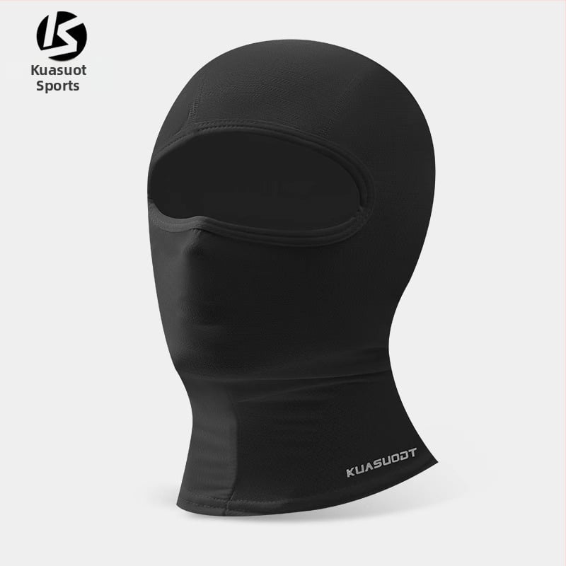 Dviračio kaukė, elastinio veliūro ir ice silk audinys, pilna veido apsauga nuo saulės, kvėpuojanti, unisex, prekinis ženklas Kuasuodt / Cross Speed Sports