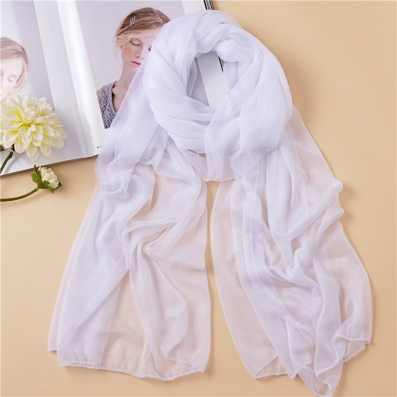 Копринен шал с Beauty Yarn, корейски стил дълъг шал, Warp тъкане, марка Flower Square, сезон лято, произход Zhejiang