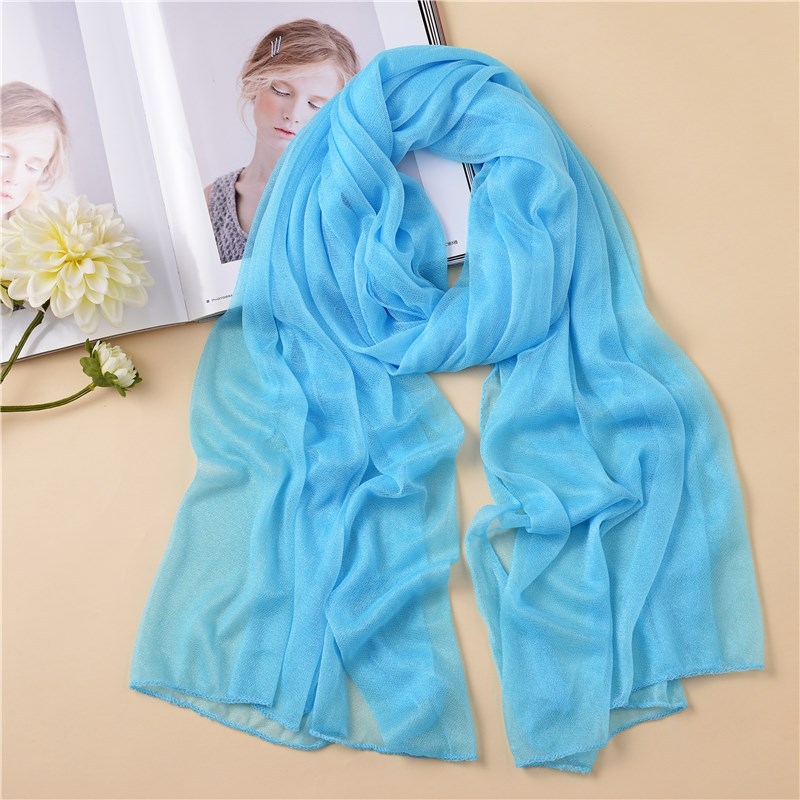 Копринен шал с Beauty Yarn, корейски стил дълъг шал, Warp тъкане, марка Flower Square, сезон лято, произход Zhejiang