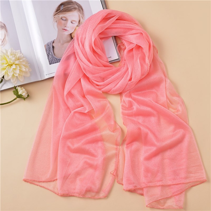 Копринен шал с Beauty Yarn, корейски стил дълъг шал, Warp тъкане, марка Flower Square, сезон лято, произход Zhejiang