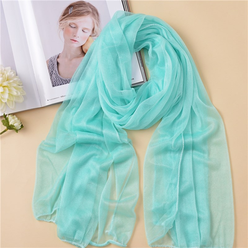 Копринен шал с Beauty Yarn, корейски стил дълъг шал, Warp тъкане, марка Flower Square, сезон лято, произход Zhejiang