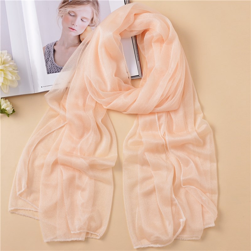 Копринен шал с Beauty Yarn, корейски стил дълъг шал, Warp тъкане, марка Flower Square, сезон лято, произход Zhejiang