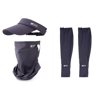 Šešir za sunce s UV zaštitom i maskom za lice za outdoor sportove, prozračan najlonski Ice Silk ovratnik za biciklizam i ribolov