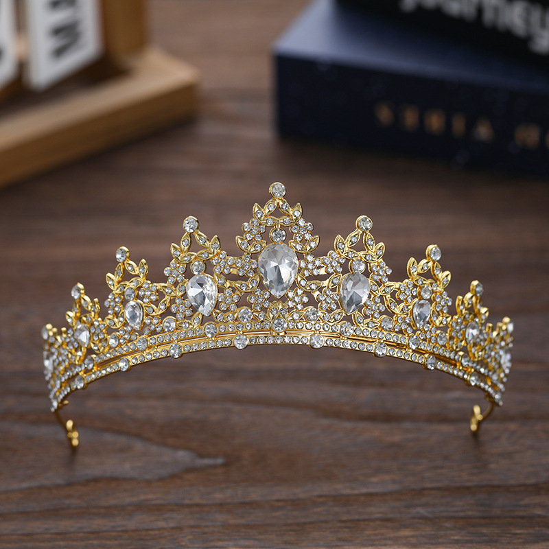 Rainxin tiară pentru femei, metal placat, stil natural