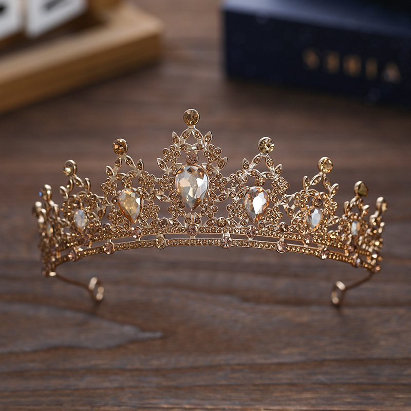 Rainxin tiară pentru femei, metal placat, stil natural