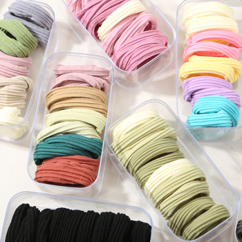 Gumica za kosu u kutiji - ručno izrađena, visoka elastičnost; materijal poliester, Guanyang