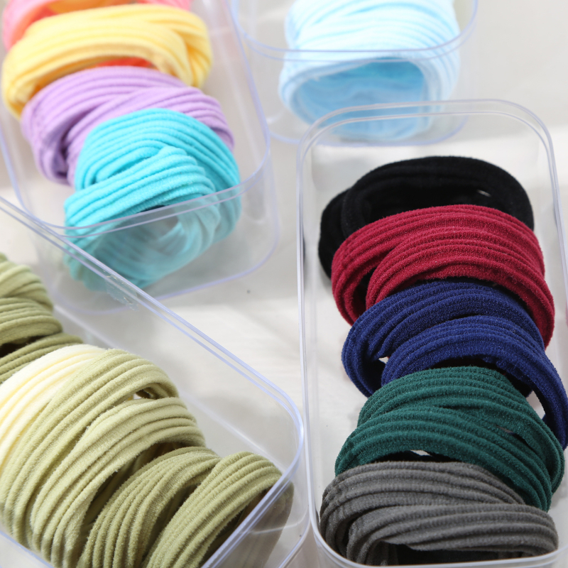 Gumica za kosu u kutiji - ručno izrađena, visoka elastičnost; materijal poliester, Guanyang