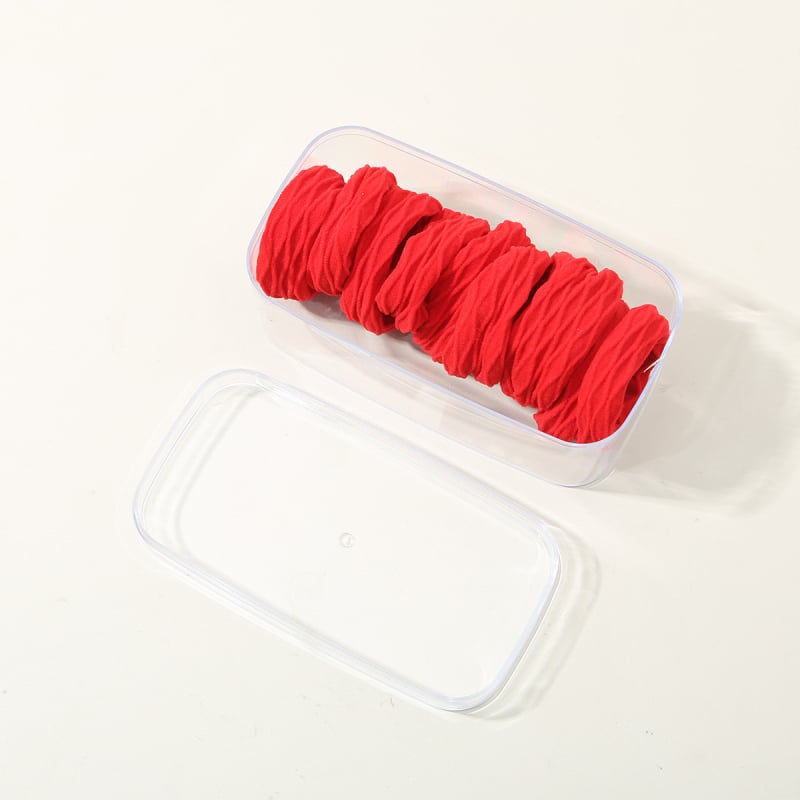 Gumica za kosu u kutiji - ručno izrađena, visoka elastičnost; materijal poliester, Guanyang