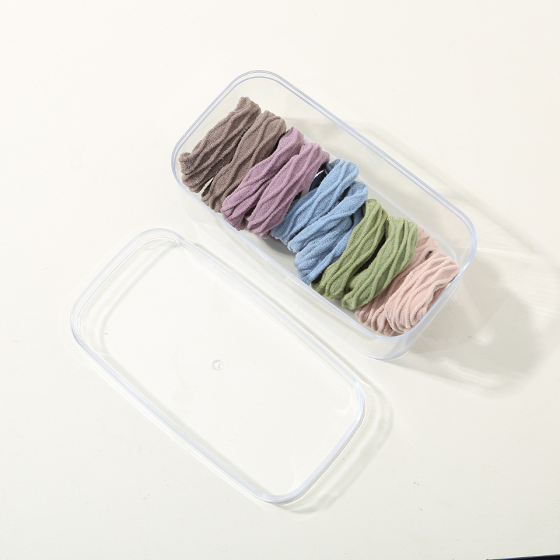 Gumica za kosu u kutiji - ručno izrađena, visoka elastičnost; materijal poliester, Guanyang