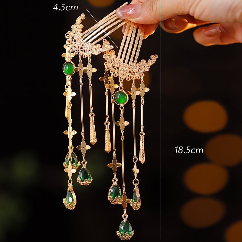 Matu aksesuārs — sakausējuma spārnu formas matu spraudnis, roku darbs, retro sievišķīgs stils, vasaras 2025 izlase