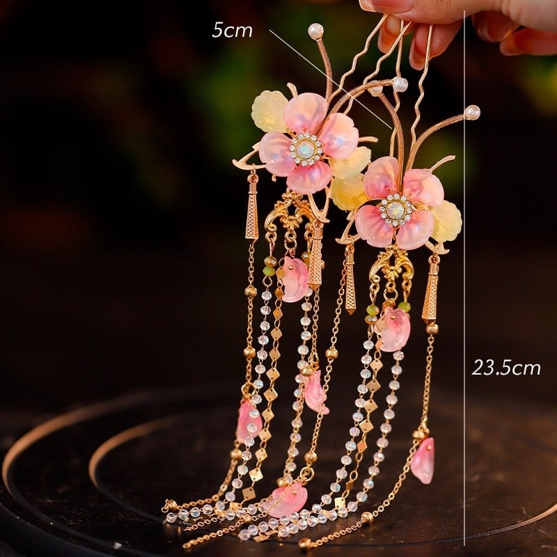 Matu aksesuārs — sakausējuma spārnu formas matu spraudnis, roku darbs, retro sievišķīgs stils, vasaras 2025 izlase