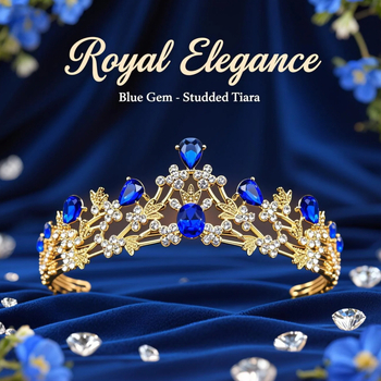 Diademă cu cristale pentru copii, coroană pentru spectacole și aniversări, aliaj, rhinestones, electroplating, formă de coroană, unisex modă