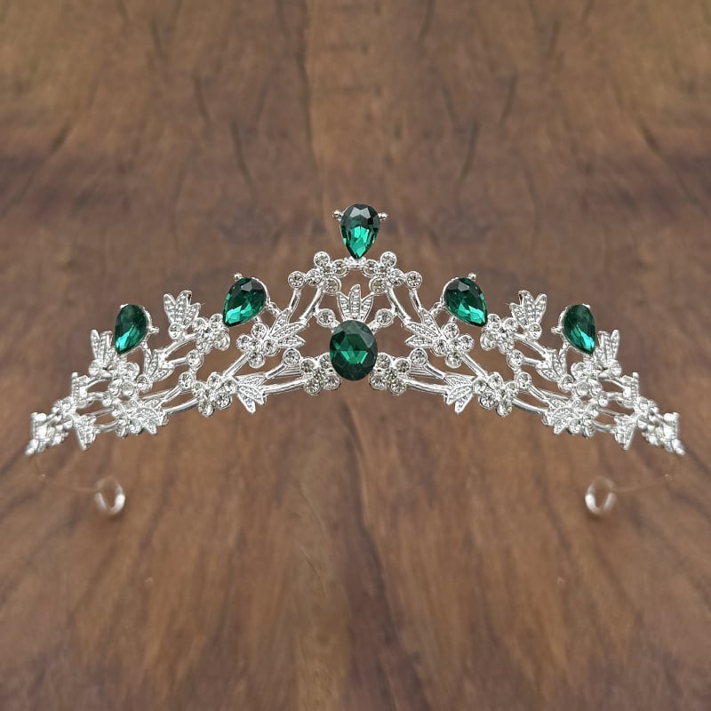 Diademă cu cristale pentru copii, coroană pentru spectacole și aniversări, aliaj, rhinestones, electroplating, formă de coroană, unisex modă