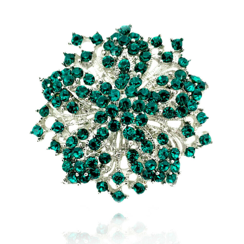 Bros Rui Feng Jewelry – rhinestones, geometrijski dizajn, elektroplatirani završetak, unisex egzotični stil