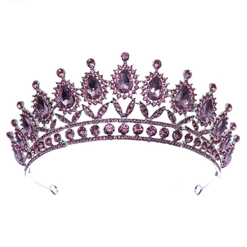 Vjenčana tiara od legure s elektroplatiranjem, ženski stil, mogućnost prilagođavanja