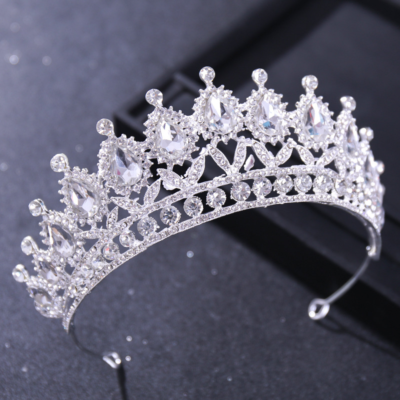 Vjenčana tiara od legure s elektroplatiranjem, ženski stil, mogućnost prilagođavanja