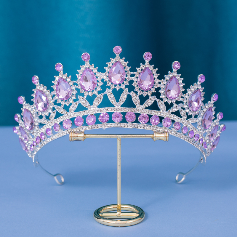 Vjenčana tiara od legure s elektroplatiranjem, ženski stil, mogućnost prilagođavanja