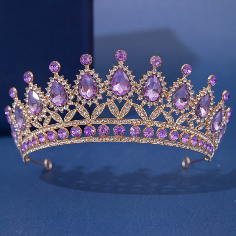 Vjenčana tiara od legure s elektroplatiranjem, ženski stil, mogućnost prilagođavanja