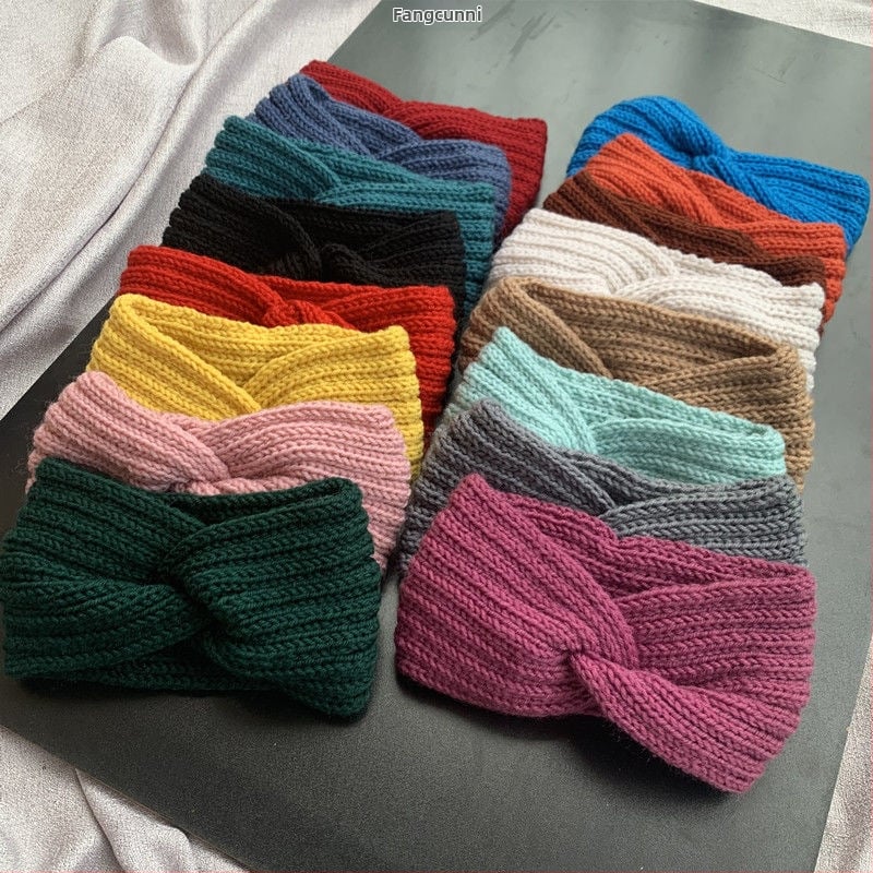 Jogas galvas lente, adīta no poliestera, raksts ar kvadrātiņiem, Maillard stils, sievietēm