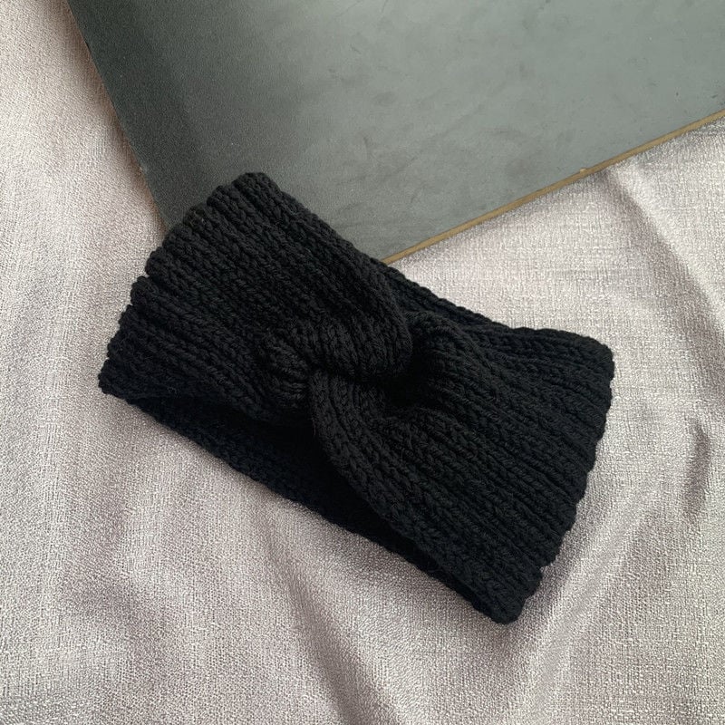 Jogas galvas lente, adīta no poliestera, raksts ar kvadrātiņiem, Maillard stils, sievietēm