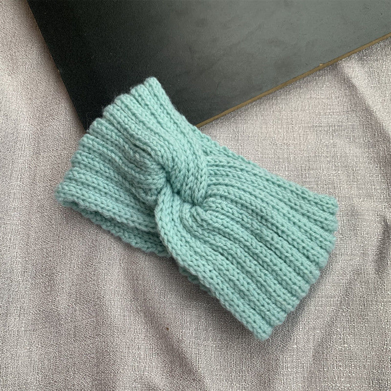 Jogas galvas lente, adīta no poliestera, raksts ar kvadrātiņiem, Maillard stils, sievietēm