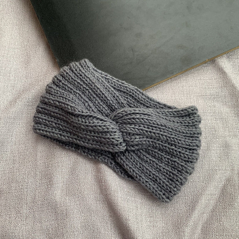 Jogas galvas lente, adīta no poliestera, raksts ar kvadrātiņiem, Maillard stils, sievietēm