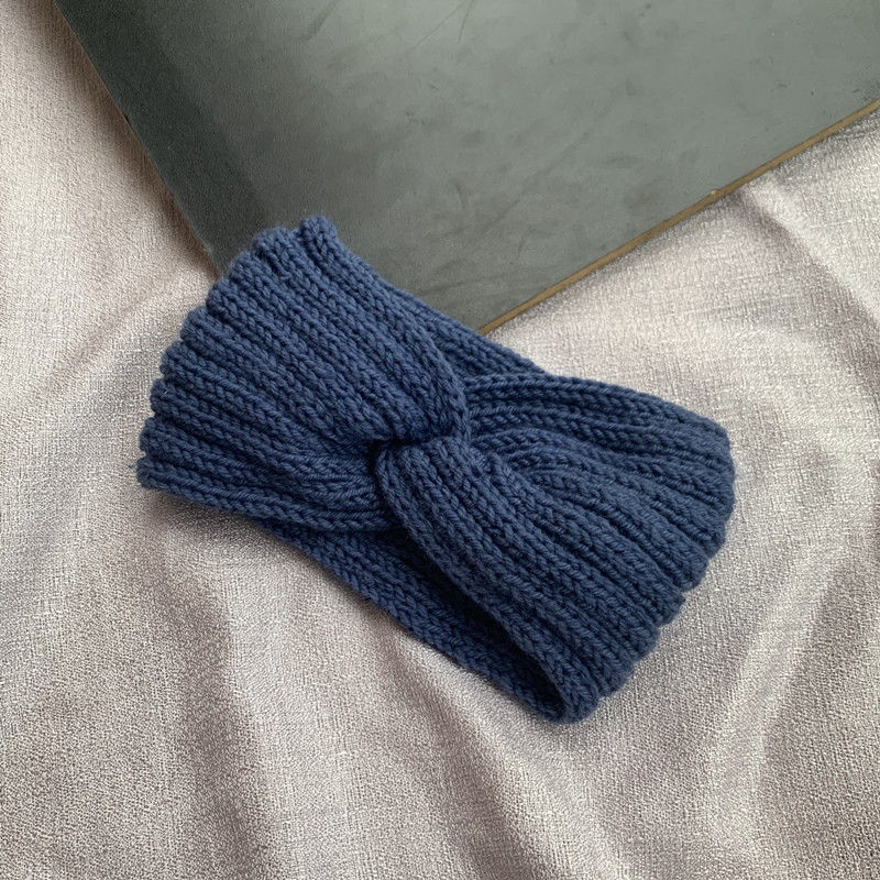 Jogas galvas lente, adīta no poliestera, raksts ar kvadrātiņiem, Maillard stils, sievietēm