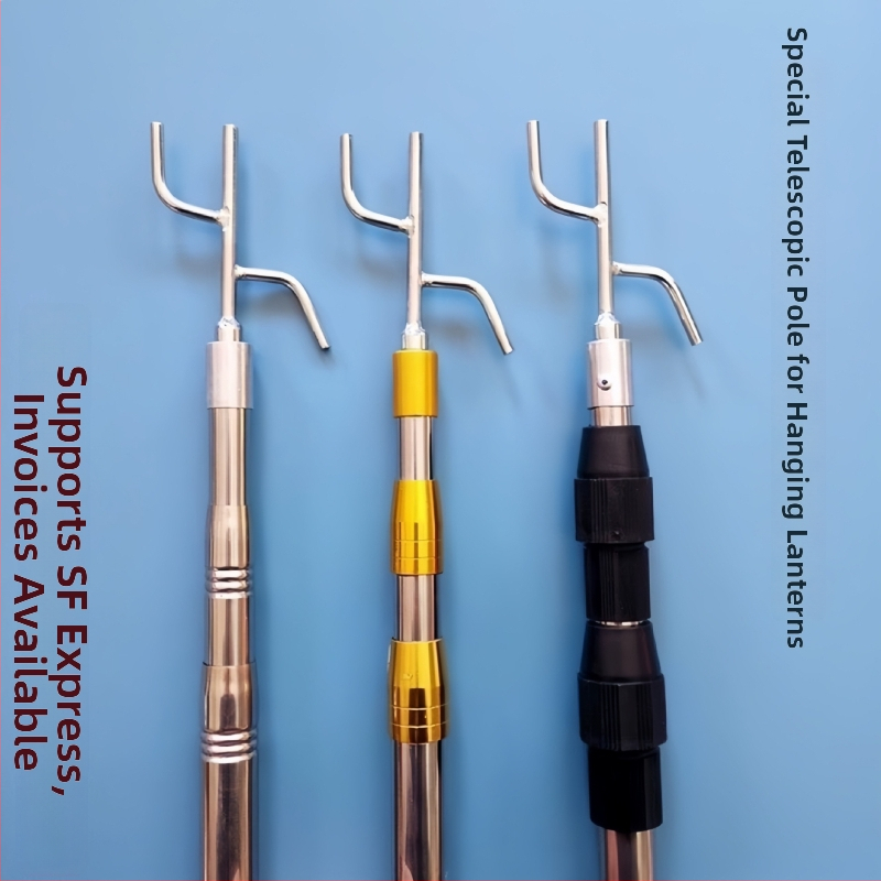 Teleskopická tyč na zavesenie lampiónov, vonkajšie použitie, lampión v tvare Winter Melon, sieťotlač Silk Screen, Nový čínsky štýl