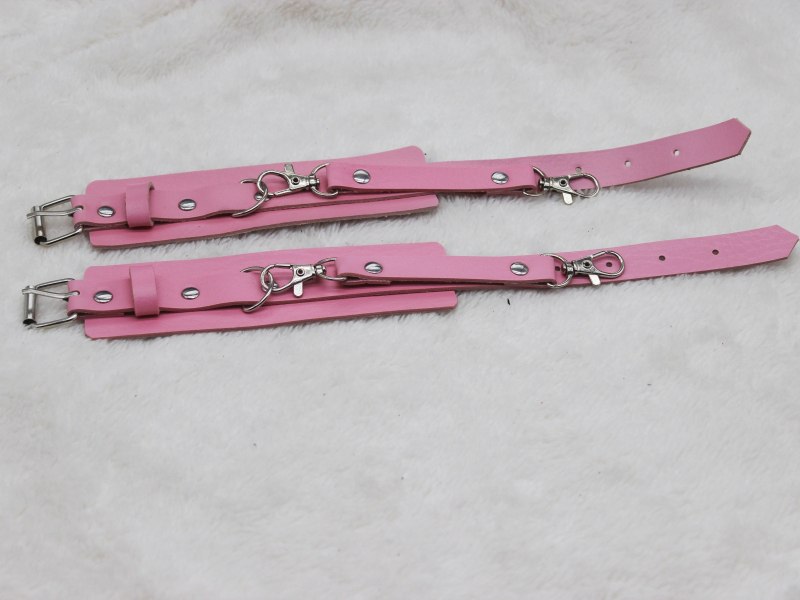 Komplekts josta un rokassprādze no mākslīgās ādas ar bow mezglu, universāls, pieaugušajiem, mākslīgā āda