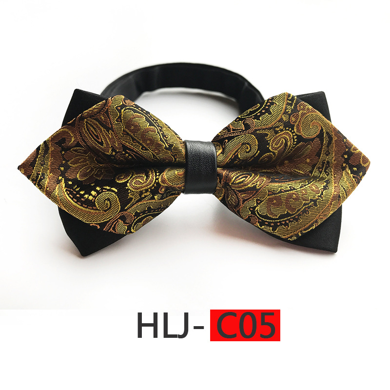 Poliesterska leptir-mašna s kariranim uzorkom, jacquard obrada, stil strelice, unisex večernja nosiva, porijeklo Shengzhou