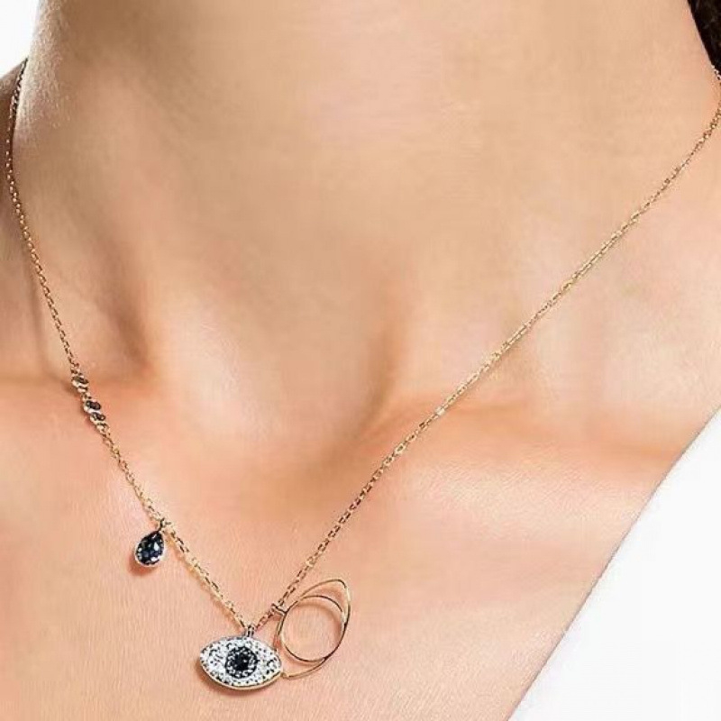 Gulbės kaklo papuošalas iš sidabro 925 moterims, raktikaulio grandinėlė, interneto žvaigždės stilius, prekės ženklas World