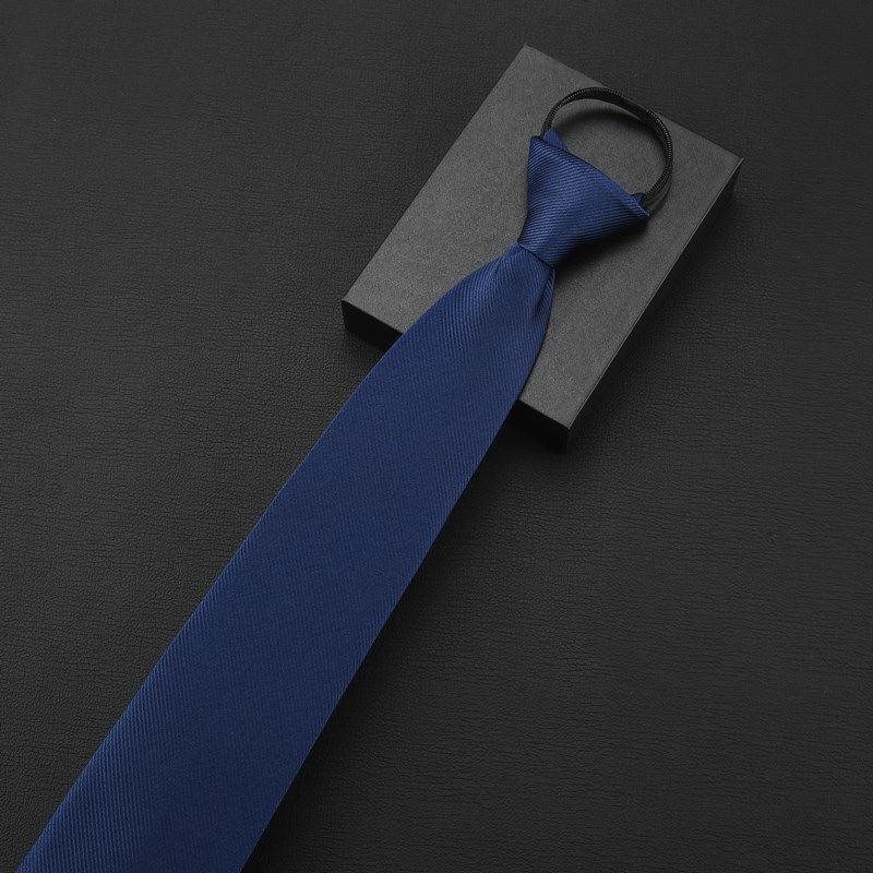 Клипса за вратовръзка - без връзване, модел с райета и мотив цветя за яка, мъжки аксесоар