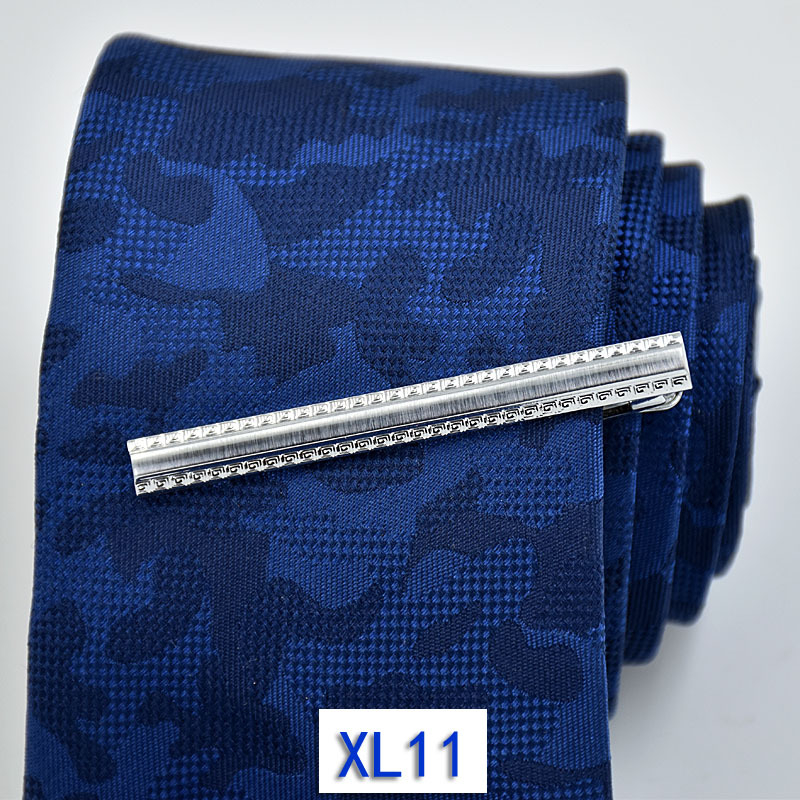 Bakreni klips za kravatu, ravna glava, unisex, elektropliranje, čistoća K9