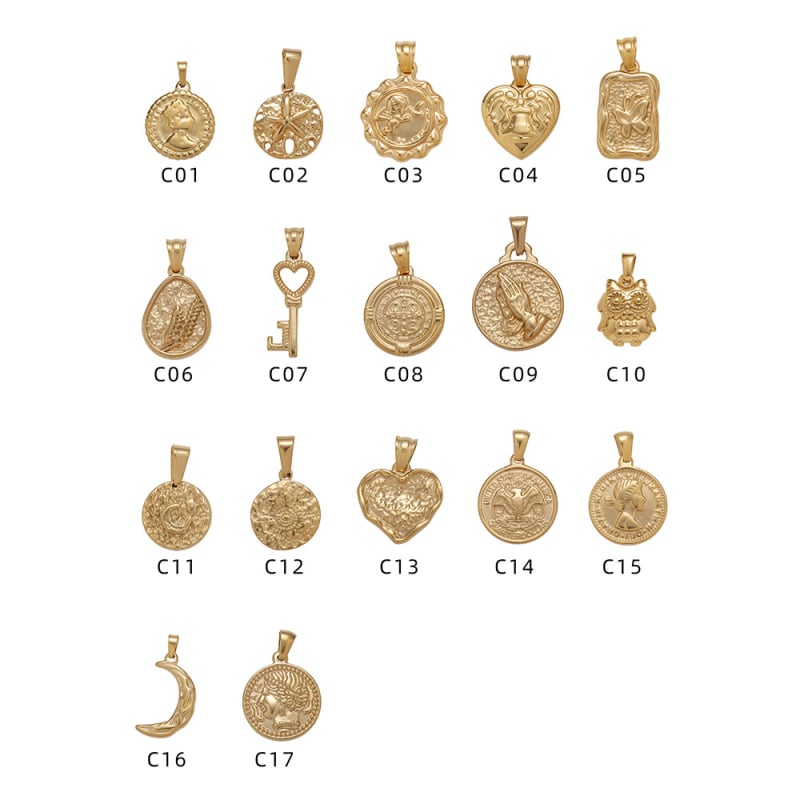 Nakit - ogrlica od nehrđajućeg čelika, oblik zvijezde, otisak, stacking stil (Materijal: nehrđajući čelik; Oblik: zvijezda; Tehnika: otisak; Stil: stacking; Sezona: ljeto 2023)