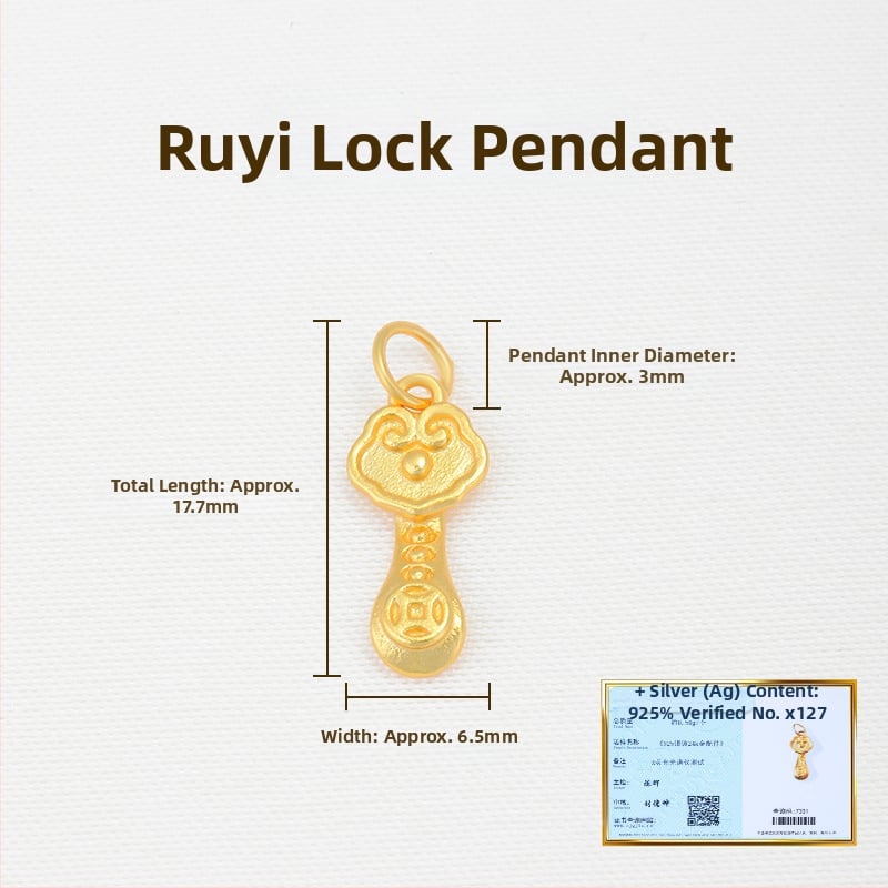 925 sidabro pakabukas, elektroplatintas, nestandartinės formos, grynumas 925