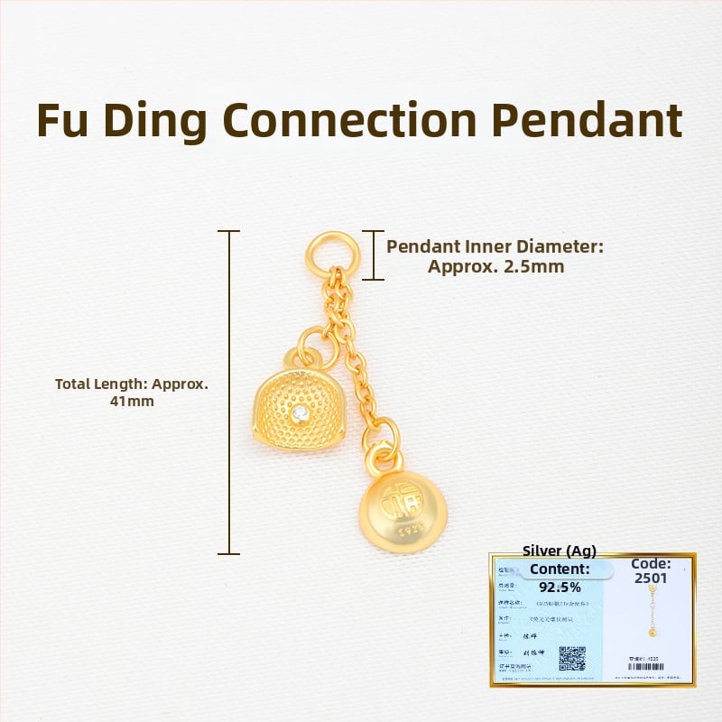 925 sidabro pakabukas, elektroplatintas, nestandartinės formos, grynumas 925