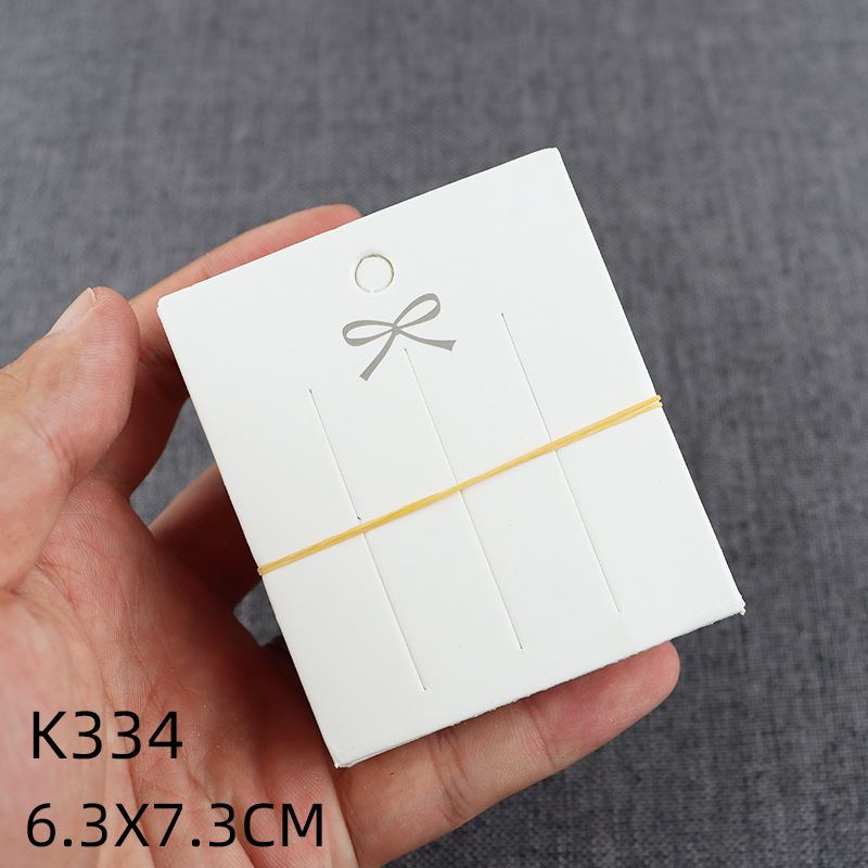 Karton kartice za štipaljke za kosu u korejskom stilu, slatke kartice za ukrase za DIY pakiranje, 100 komada u paketu