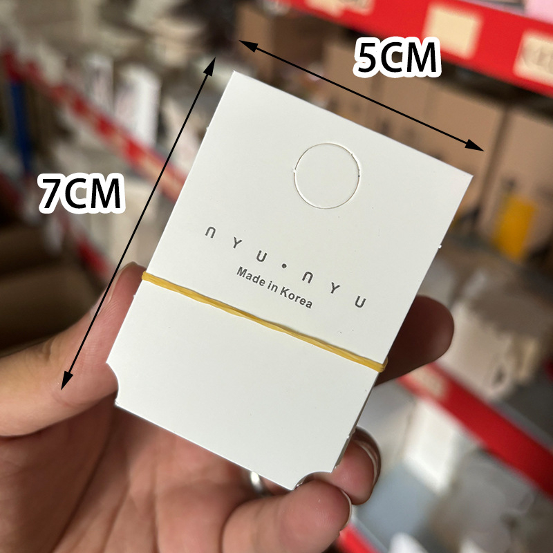 Karton kartice za štipaljke za kosu u korejskom stilu, slatke kartice za ukrase za DIY pakiranje, 100 komada u paketu
